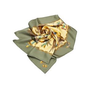 Hermes Les Oiseaux Du Roy Silk Scarf